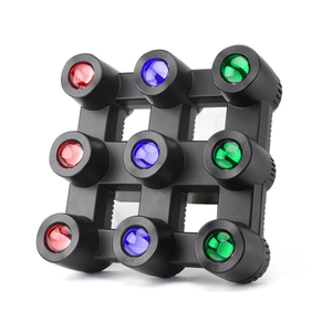 RGBW Multi Color 9 Eyes LED Matrix Spider Beam Light для DJ оборудования FD-BP940