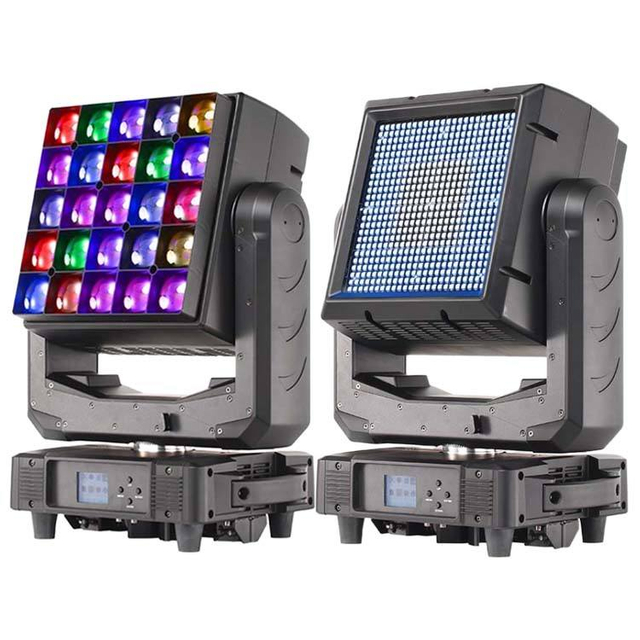 25x40W RGBW Wash Zoom Double Face Strobe Matrix Moving Head Light FD-LM2540D