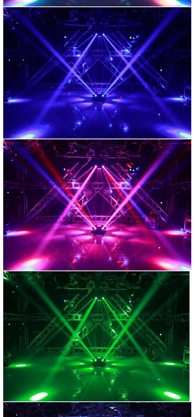 LED DJ Light 6 Bee Eye Rgbw 4In1 Beam Moving Head Light FD-ML017