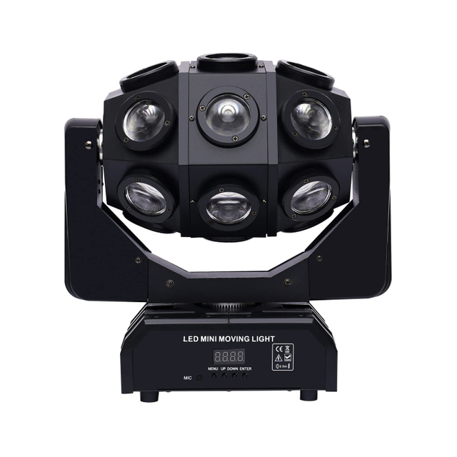 18pcs Led Beam Laser DJ Moving Head Light для бара Ktv FD-ML008