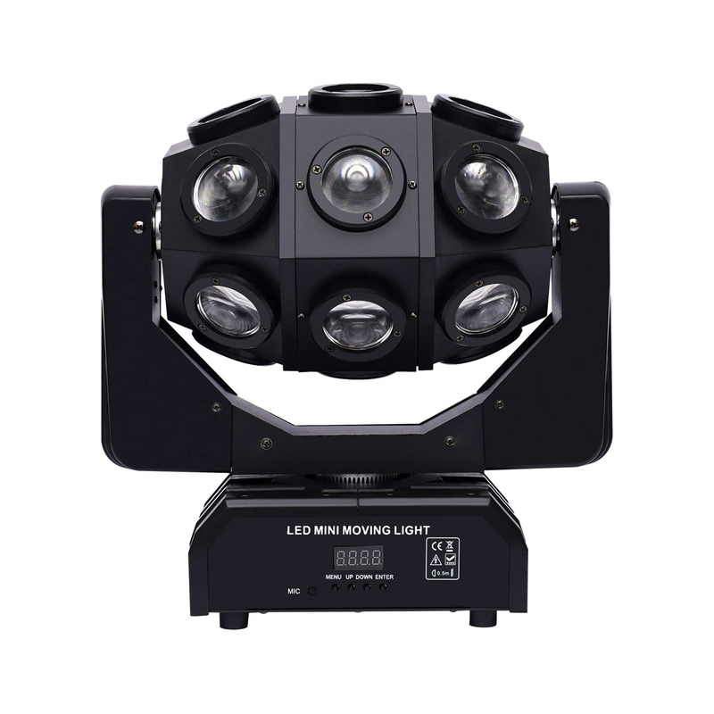 18pcs Led Beam Laser DJ Moving Head Light для бара Ktv FD-ML008