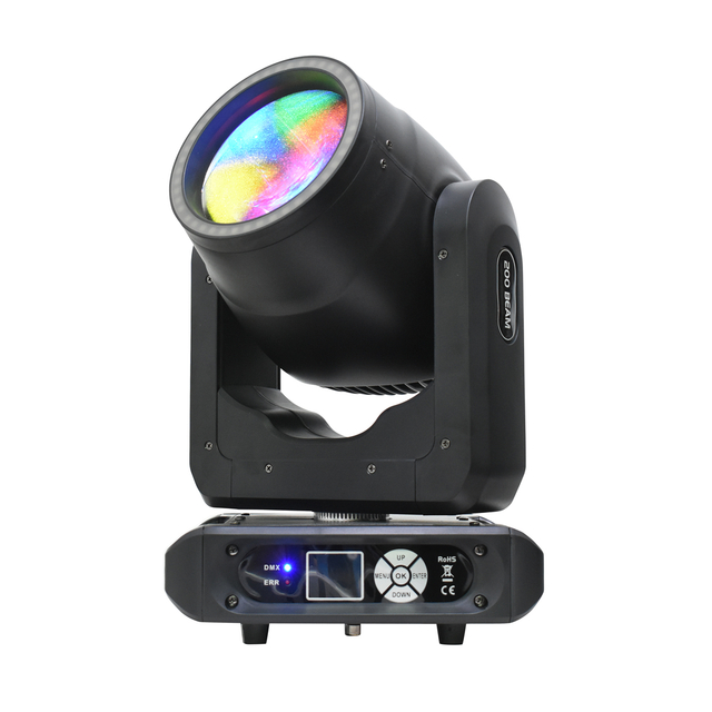 Фабрика 200W LED Beam Moving Head с кольцом для клубной дискотеки FD-LM200