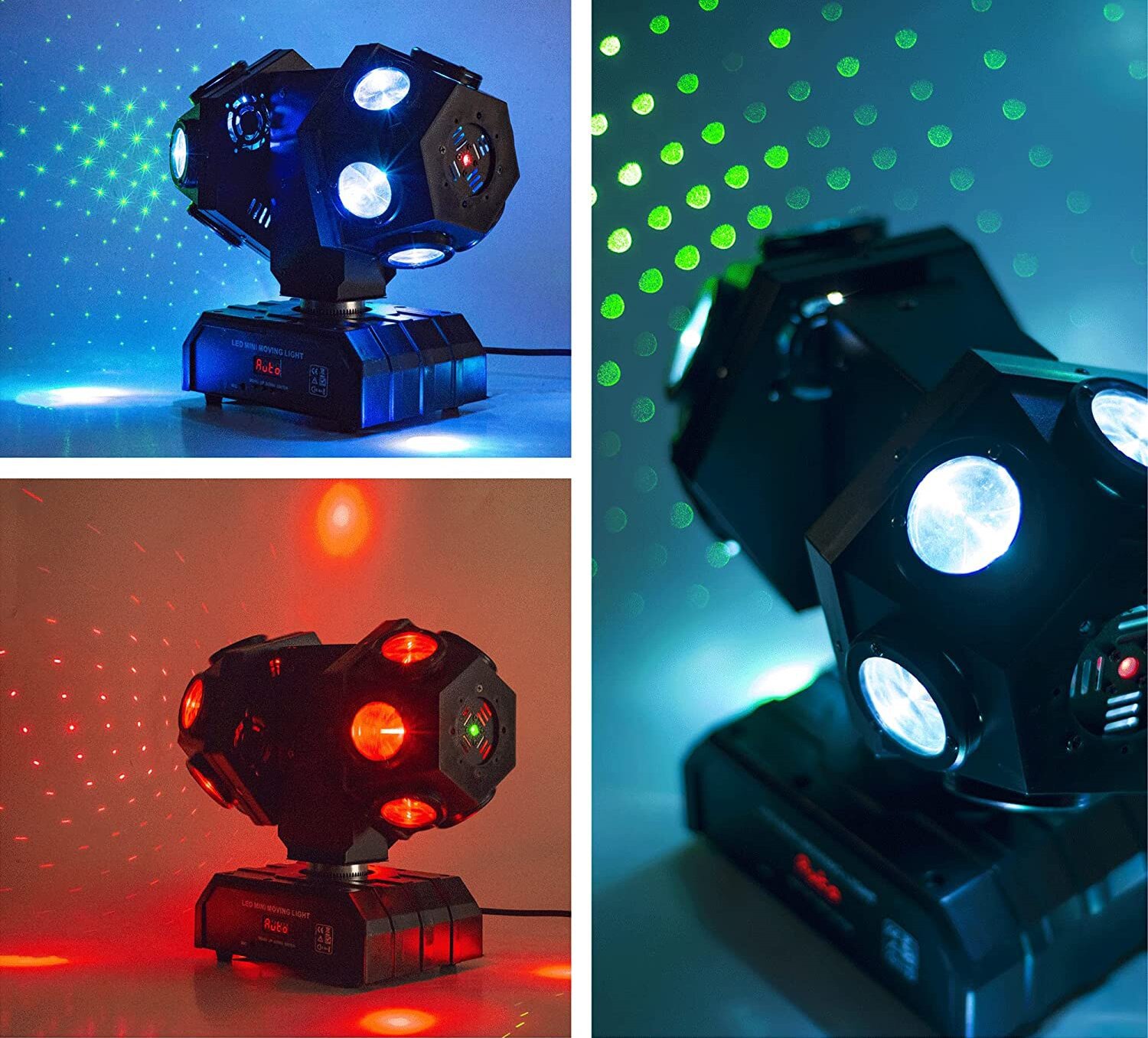 Dj Event Rotation 12*10W Green Red Moving Head Laser Light FD-ML010