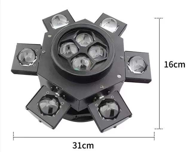 6 Arm Bee-eye Laser Head-shaking DJ Lights Moving Heads для сцены FD-ML150