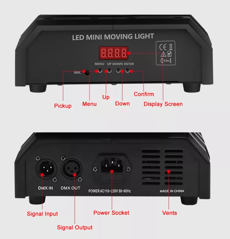 Бар 18PCS RGBW Beam Moving Head Laser Dj Stage Light FD-ML013